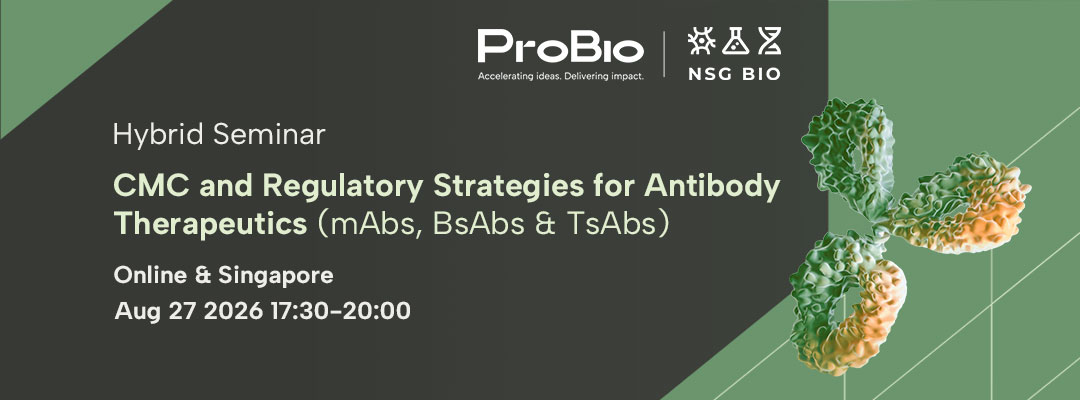 Hybrid Seminar –  CMC and Regulatory Strategies for  Antibody Therapeutics (mAbs, BsAbs & TsAbs)